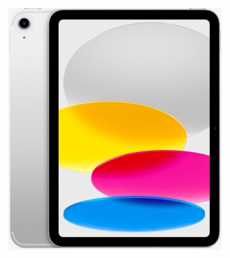 APPLE iPad (10. Gen.), 256GB Wi-Fi + Cellular, silber