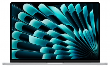 APPLE MacBook Air 15" M3, 8C CPU, 10C GPU, 256GB, 8GB, 35W Dual, silber