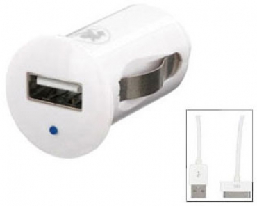 LMP iPod/iPhone/iPad USB Autoadapter 10W