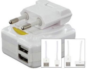 LMP iPod/iPhone/iPad Lightning USB Dual Power Adapter 10W