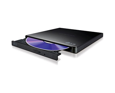 LG Ultra Slim-Line 8x DVD Brenner, schwarz