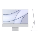 APPLE iMac 24" M1 Chip, 8-Core CPU und 8-Core GPU, 8GB, 512GB SSD, Magic Keyboard mit Touch ID, Magic Mouse, silber