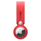 APPLE AirTag Anhänger aus Leder, (PRODUCT)RED