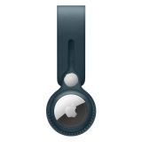 APPLE AirTag Anhänger aus Leder, baltischblau