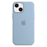 APPLE iPhone 13 mini Silikon Case mit MagSafe, dunstblau