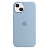 APPLE iPhone 13 Silikon Case mit MagSafe, dunstblau
