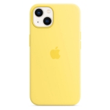 APPLE iPhone 13 Silikon Case mit MagSafe, zitronenschale
