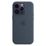 APPLE iPhone 14 Pro Silikon Case mit MagSafe, sturmblau