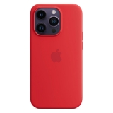 APPLE iPhone 14 Pro Silikon Case mit MagSafe, (PRODUCT)RED