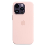 APPLE iPhone 14 Pro Silikon Case mit MagSafe, kalkrosa