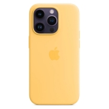 APPLE iPhone 14 Pro Silikon Case mit MagSafe, sonnenlicht