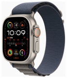 APPLE Apple Watch Ultra 2 GPS + Cellular, Titan, 49mm Alpinarmband, small, blau