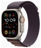 APPLE Apple Watch Ultra 2 GPS + Cellular, Titan, 49mm Alpinarmband, large, indigo