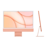 APPLE iMac 24" M1 Chip, 8-Core CPU und 8-Core GPU, 8GB, 256GB SSD, Magic Keyboard mit Touch ID, Magic Mouse, orange