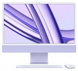APPLE iMac 24" M3, 8C CPU, 10C GPU, 8GB, 256GB, MK TID, MM, GBEN, violett