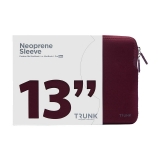 TRUNK Neopren Sleeve für MacBook Pro/Air 13" (2016-2020), weinrot