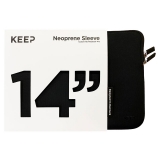 KEEP/TRUNK Neopren Sleeve für MacBook Pro (2021) 14", schwarz