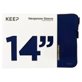 KEEP/TRUNK Neopren Sleeve für MacBook Pro (2021) 14", navyblau