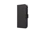 DECODED MagSafe Leder 2-in-1 Wallet Case und Backcover für iPhone 13 mini, schwarz