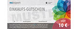 Gutschein 10 Euro (Versand per Post)