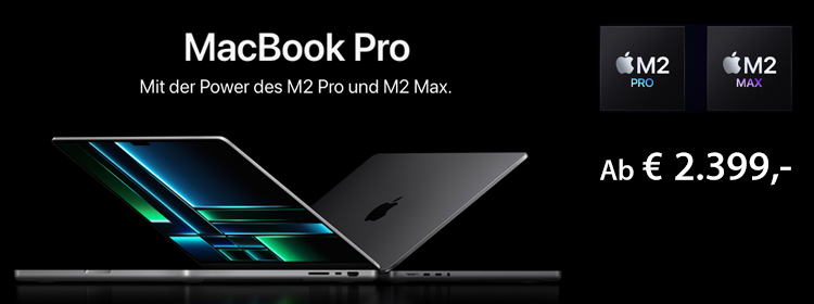 APPLE MacBook Pro - Mit der Power des M2 Pro und M2 Max